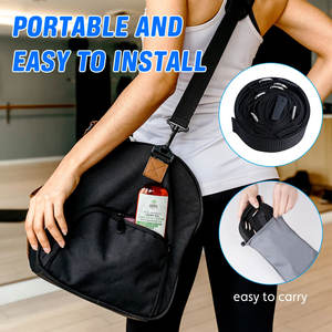 Sangle d'ancrage de porte pour bandes de résistance Ancre multipoint sécurisée Gym pour bandes d'exercice de fitness à domicile Fixation d'ancrage de porte - Product Image 6