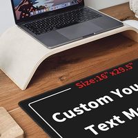 Tapis de souris personnalisé en PVC OEM avec photo, toutes tailles, tapis de bureau pour ordinateur avec repose-poignet, en stock, imperméable et facile à nettoyer
