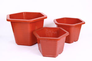 Macetas de Plástico con Acabado de Mármol Estilo Europeo, Macetas de Resina Duraderas para Decoración de Jardín y Hogar, Tamaño Pequeño - Product Image 2