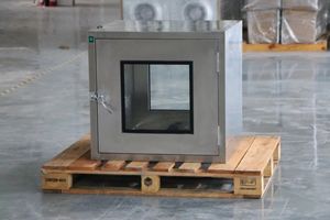 Luchtlab Sterilisatie Laminaire Stroom Draagbare Vhp Groothandel Dubbele Deur Gmp Gebied Pass-Through Box Voor Lab Sterilisatie - Product Image 6