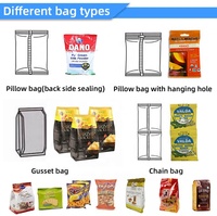 Máquina automática de envasado de bolsas de café, máquina de envasado de bolsas de café instantáneo con varilla de azúcar, vaporera, granulado de polvo, varias líneas, CE