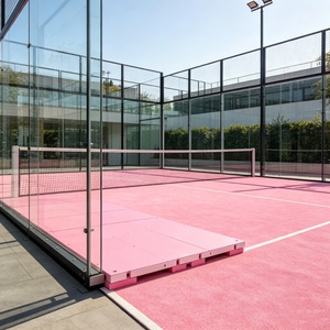 Solución Completa para Canchas Deportivas Inolp, Juego Completo de Materiales, Cancha de Pádel-Tenis Portátil y Confiable, Color Rosa, Precio de China, Modular - Product Image 1