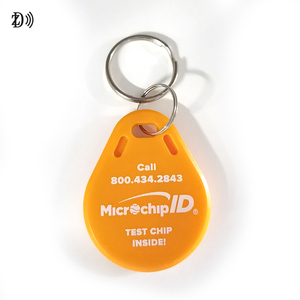 사용자 정의 로고 방수 NFC 키 체인 13.56MHz MIFARE DESFire EV3 2K ABS <span class=keywords><strong>RFID</strong></span> 열쇠 고리 액세스 제어 - Product Image 3