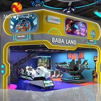 Machine de divertissement VR 9D Zone de divertissement Équipement VR Parc à thème Simulateur de jeux VR Terrain de jeux pour enfants intérieur Machine de jeu d'arcade