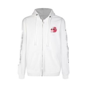 Bán Buôn Tinh Khiết Bông Zip-up Áo, Vá Da Nhãn Chéo Dây Kéo Rắn Màu Sắc Mùa Thu Và Mùa Đông Phong Cách, Unisex - Product Image 4