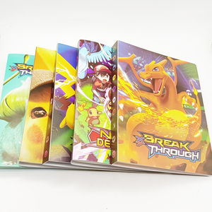 2021 Factory Premium Pokemon Map Collection Pocket Holder Portfolio Binder Trading Card Album Folder