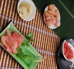 Meisei - Verduras Enlatadas Frescas Directamente de Fábrica, Jengibre en Salmuera Condimentado al Estilo Japonés, Gari para Preparar Sushi Japonés Fácilmente - Product Image 1