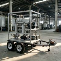 Équipement de filtration d'huile isolante de type remorque pour utilisation en sous-station extérieure