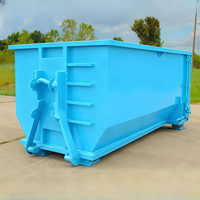 Conteneur à benne basculante en acier pour les déchets industriels et de construction