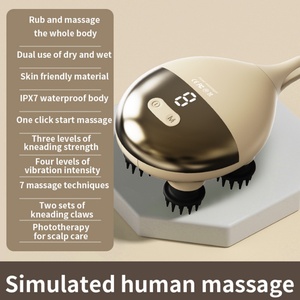 Home Use Vibrating Head <b>Massager</b> Electric Scalp <b>Massager</b> Red Light Threapy Head <b>Massager</b> - Product Image 5