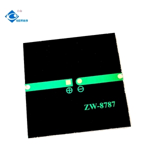 Chargeur solaire photovoltaïque PET ZW-8787-MP Portable 1.1W IP65 Étanche ZW-8787-5V-MP Poly PET ZW-8787-5V-MP - Product Image 1