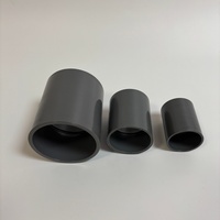 Raccord de tuyauterie UPVC à souder, connecteur droit PVC-U PN16 pour projets de plomberie d'eau potable et de piscines