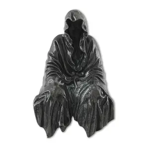 哥特式装饰小雕像神秘大师黑袍睡袍工艺品摆件批发黑袍雕像