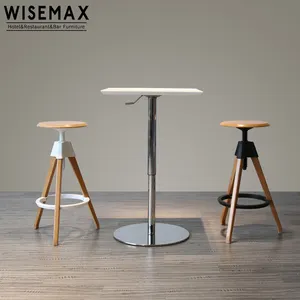 Iskandinav modern renkli kaldırma lüks kahve masası karşı bar yemek masası ev ön büro