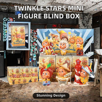 ZW Nouvelle Boîte Mystère PVC Étoiles Scintillantes Mini Figurine Mignonne de Dessin Animé Figurine d'Action Décoration de Bureau Tendance Cadeau