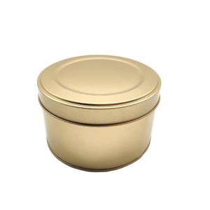 Luxury Custom Tinplate Factory Direct Sale Tin Eco-friendly Food Safe Tea Gift Box Packaging Round Shaped Metal Tin Box With Lid
