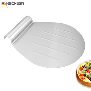 Pizza Transfer Spatula 10-Inch Stainless Steel Rolled Edge Household Pizza Tool - Product Image 5