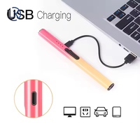 Luxin 360 Degrés Rotation Libre BBQ Allumeur D'impulsion CLASSIQUE Partie Électronique USB Rechargeable En Métal Torche Briquet