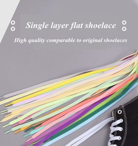Lacets Plats 36 Couleurs pour <span class=keywords><strong>AF1</strong></span>, Chaussures de Tennis, Baskets, Toile <span class=keywords><strong>Blanche</strong></span> Noire, Homme <span class=keywords><strong>Femme</strong></span>, Cordons de Chaussures de Basketball - Product Image 5