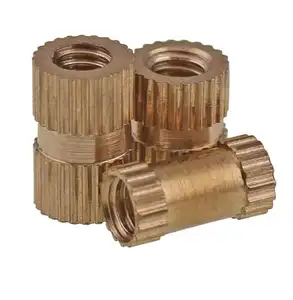 Chất lượng cao M2-M12 chủ đề Brass có khía hạt từ Trung Quốc nhà máy