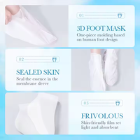 Offres Spéciales Coréen Pied Feuille Chaussettes Marque Privée ORIGINAL Exfoliant Peel Masque Glycérine Deep Skin Care Exfoliation Intensive
