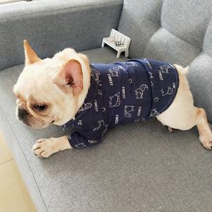 Veste personnalisée pour bouledogue français, vêtements pour animaux de compagnie <span class=keywords><strong>Frenchie</strong></span> et bouledogue anglais, design unique de t-shirt pour chiens - Product Image 4