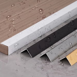 Esquinas doradas Ángulo de 90 grados Esquina Perfil de aluminio Azulejo de aluminio Letra L Tira de bordes - Product Image 5