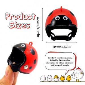 Precio de Fábrica: Cascos Protectores Creativos para Aves, Sombreros de Seguridad para Gallinas, Accesorios para Pollos, Loros y Periquitos - Product Image 2