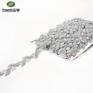 Chaîne de strass thermocollants en acrylique à prix d'usine pour sacs, chaussures, vêtements et projets DIY - Product Image 5