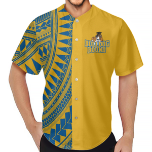 2022 polinean Samoan desain cetak sesuai permintaan AUA Printing Printing 4XL ukuran besar Fashion bernapas Jersey bisbol - Product Image 2