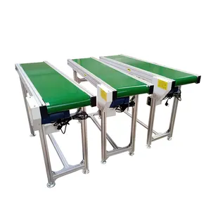 China Height Adjustable Cheap Conveyor Belt Green Pvc Belt Conveyor Small Conveyor Belt Machine System