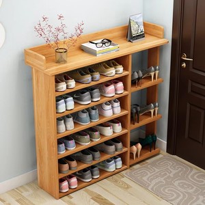 Living Room Furniture 7 Tier <b>Shoe</b> <b>Rack</b> Wooden Cabinet With Drawer for Space Saving KEYAXG01 <b>Large</b> Capacity Divided Storage This - Product Image 3