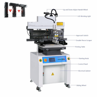 Offre Spéciale – Imprimante de pochoirs semi-automatique PLC I T T 600MM pour pâte à souder, pour lignes SMT, multi-tension, garantie 1 an, 280kg