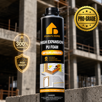 Mastic en mousse de polyuréthane PU, colle expansive pour l'installation de portes et fenêtres et l'étanchéité des joints