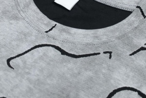 Camiseta de Algodón de 280g para Hombre, Corte Regular, Estilo Urbano, con Logotipo Serigrafiado en la Parte Delantera, Tejido Transpirable y Ecológico - Product Image 4