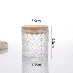 Frascos de Vidrio Negros y Blancos de Lujo para Velas - Product Image 2