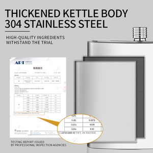 Bộ bình rượu cá nhân 2 4 6 8oz, bình đựng rượu mạnh, rượu whisky, rượu vang, chai rượu di động, hộp quà tặng bỏ túi, làm bằng thép không gỉ - Product Image 5