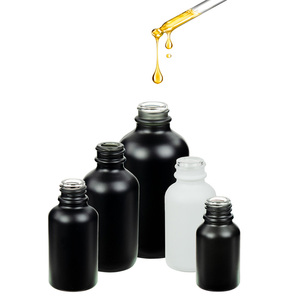 Botol minyak esensial kaca merah oranye warna-warni 30ml 60ml mewah dengan penetes plastik putih untuk kemasan kosmetik perawatan kulit - Product Image 3