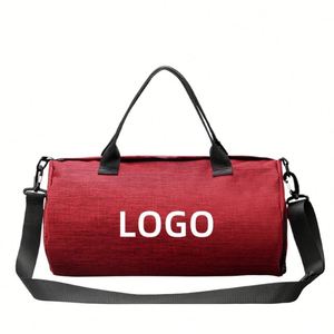 Sac de sport personnalisé avec compartiment à chaussures - Sac de yoga personnalisé avec logo pour femmes et hommes - Product Image 1