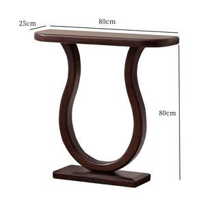 <span class=keywords><strong>Console</strong></span> murale ultra-étroite moderne pour salon, construction en bois massif, durable, stable, facile à nettoyer, meubles de salon - Product Image 4