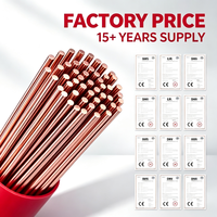 Tiges TIG en acier au carbone ER70S-6 revêtues de cuivre, 1,6 mm et 3,2 mm, fil de remplissage droit pour projets industriels en acier, vente en gros