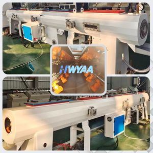 Hwyaa hoàn toàn tự động ống máy làm cho <span class=keywords><strong>PVC</strong></span> HDPE PPR vật liệu với CE ISO9001 chứng nhận và Siemens PLC - Product Image 3