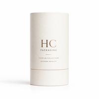 Emballage de luxe en tube rigide pour produits cosmétiques et soins corporels, boîte cylindrique personnalisée avec logo, emballage de tube haut de gamme, usine OEM