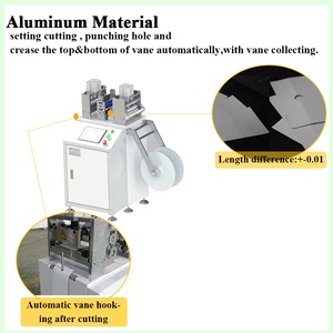 Automatic Vertical <strong>Blind</strong> Cutting Punching Creasing Machine Vertical <strong>Blinds</strong> Manufacturing Machinery