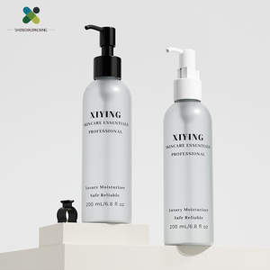 Flacon de lotion en PET mat rechargeable de 200 ml avec pompe verrouillable, design anti-fuite pour émulsion cosmétique, lait corporel, nettoyant visage - Product Image 5