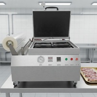 Machine d'emballage sous vide à grande chambre à vide Modèle 460 pour steaks, saumon, foie gras, charcuteries, fruits de mer et brochettes