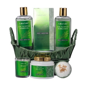 Set Regalo Spa con Eucalipto per Uomo e Donna, Set da Bagno con Gel Doccia, Ottima Scelta Regalo per le Festività - Product Image 5