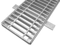 Grille de drainage composite en acier pour caniveau, couvercle de tranchée, grille métallique pour passerelle, poids de la grille en acier