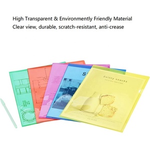 AFFISURE Wholesale Cheap Price A4 Top &amp; Side Report File <strong>Project</strong> Presentation Cover Blue File <strong>Folder</strong> L Type - Product Image 5