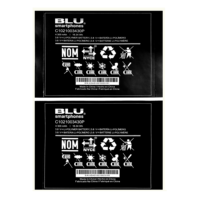 Custom Self Adhesive Battery Sticker Labels Waterproof Power Bank Label Stickers for Smartphones and Phone Chargers
